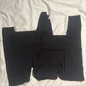 TWO Lululemon Athletica Black Leggings